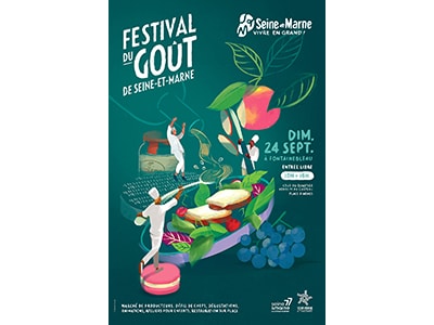 affiche festival du gout seine et marne